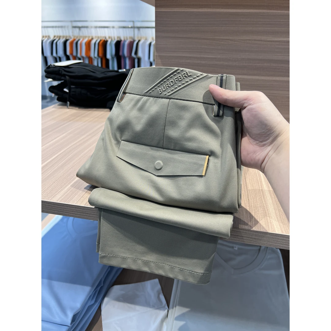 超好穿 ~夏薄款无痕压胶冰丝滑料弹力商务休闲西裤修身直筒抗皱男