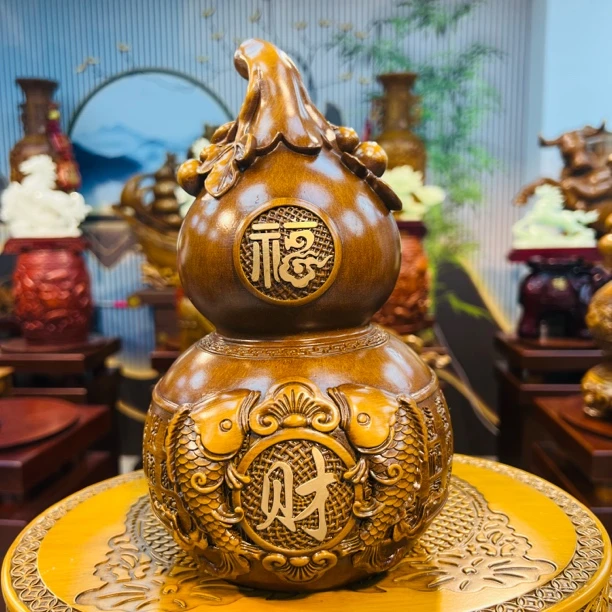 百福如意葫芦摆件客厅玄关博古架电视酒柜书房乔迁新居葫芦