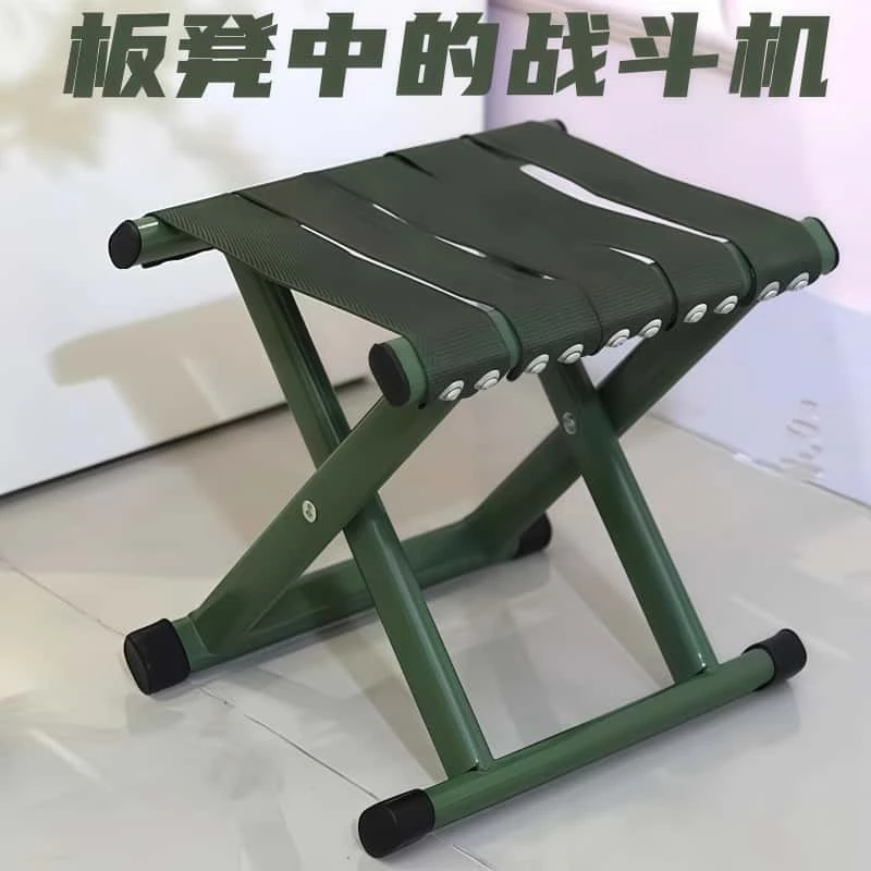 军工马扎折叠凳便携式特厚户外折叠椅子钓鱼凳地摊结实小凳子耐用