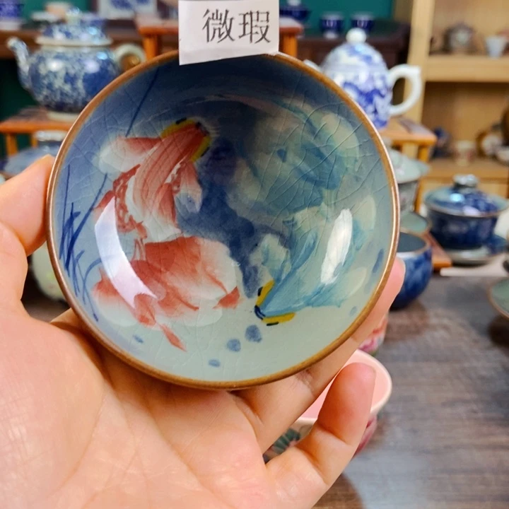 瓷片手工制作工艺精湛等