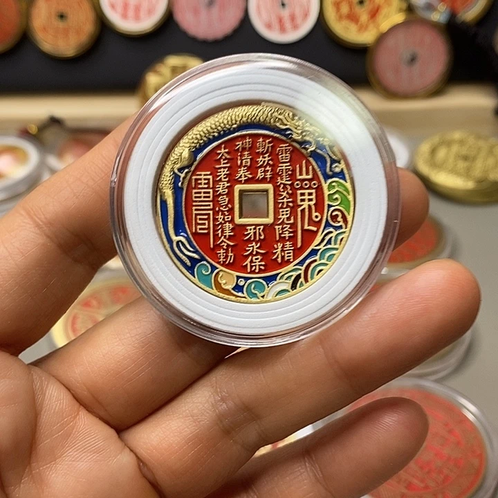 铜现代仿制工艺文创铜币