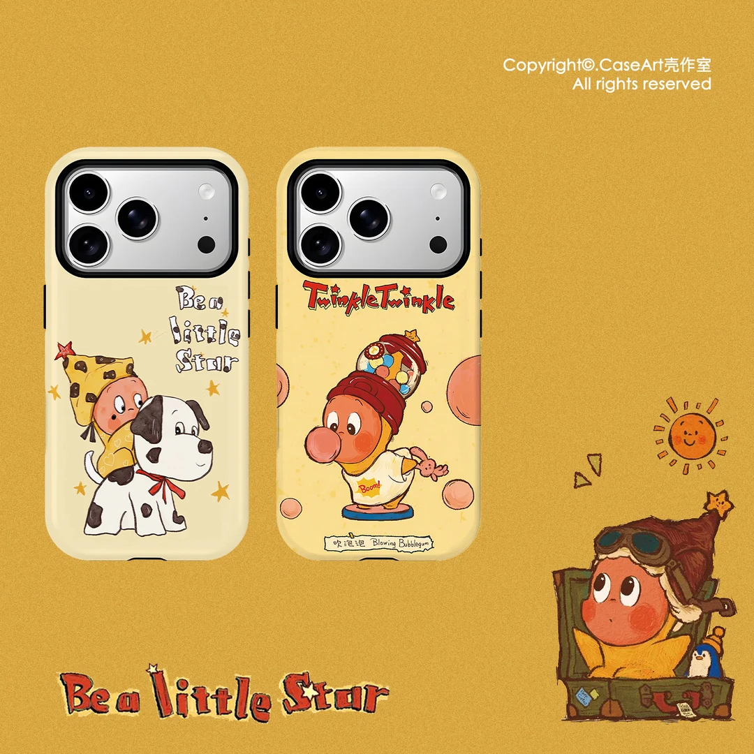 可爱星星人 韩国菲林二合一 CaseArt壳作室 定制款