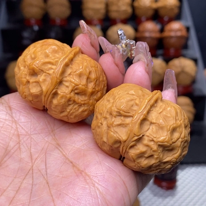 文玩核桃把件鲲鹏元宝32号