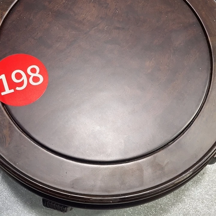 琉璃手工艺品红木底座工艺品25公分