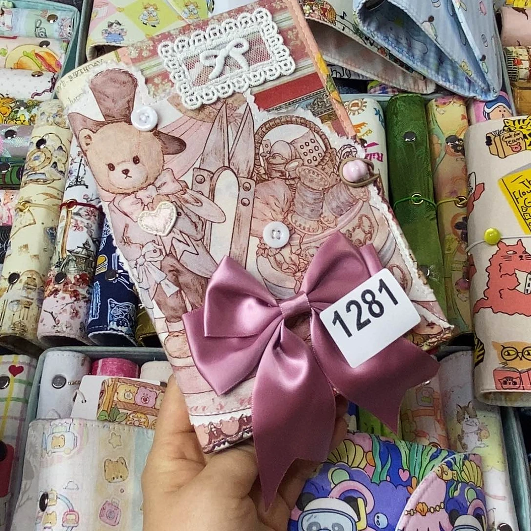 织绣A6 活页不加纸1281