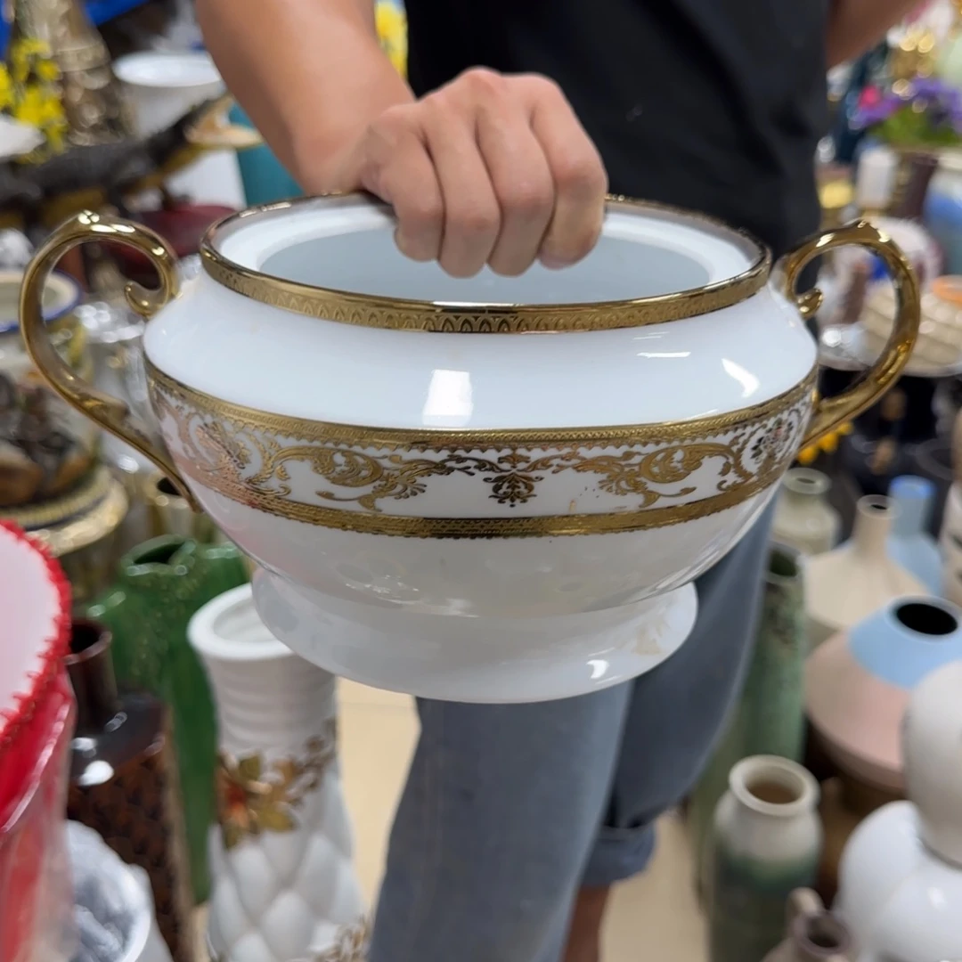 摆件吃****爱陶瓷艺术陶瓷工艺（微瑕）