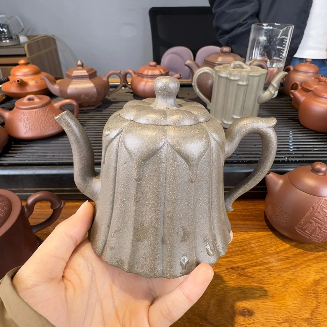 葱***面紫砂茶壶宜兴紫砂