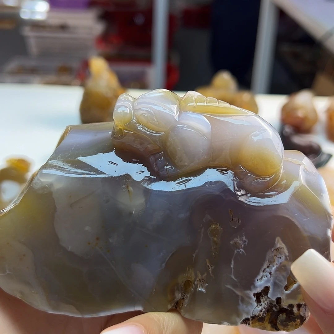 玛瑙/玉髓未镶嵌颈饰