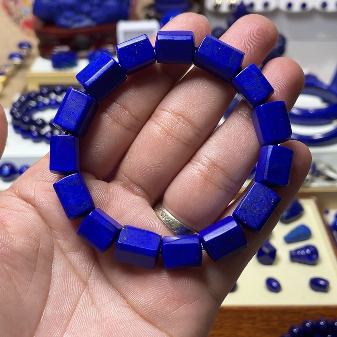 青金石未镶嵌高品10mm随型手串