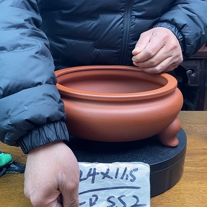 紫砂花盆货号一只SS2