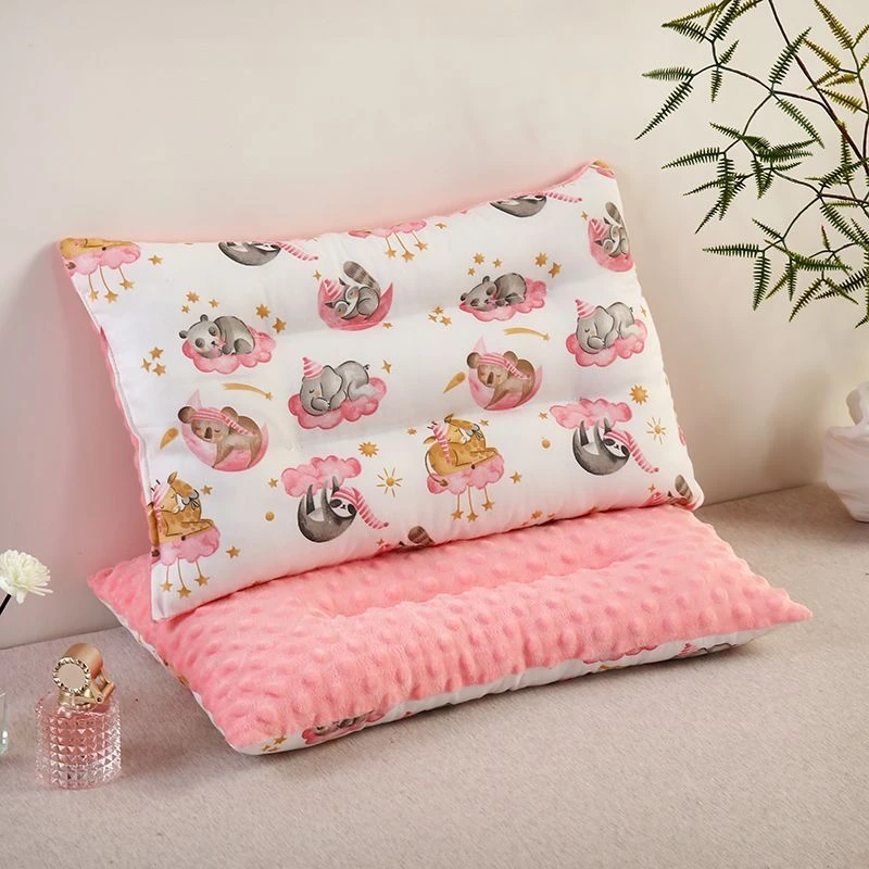 卡通儿童枕头枕芯幼儿园小宝宝学生安抚豆豆枕午睡通用可水洗LK