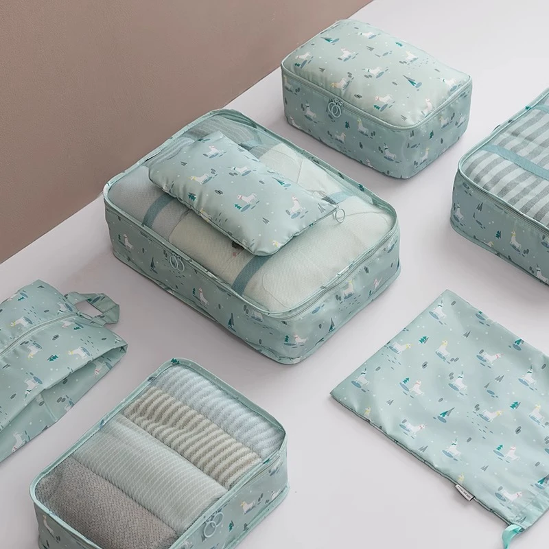 旅行收纳袋行李箱衣物整理包旅游分装衣服袋子便携内衣出差收纳包
