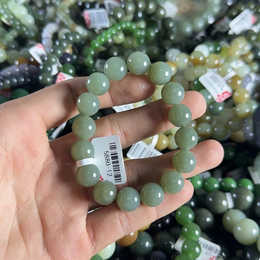 和田玉手链未镶嵌2