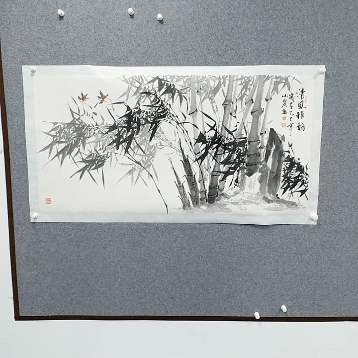 国画吕山泉清风雅韵8平尺