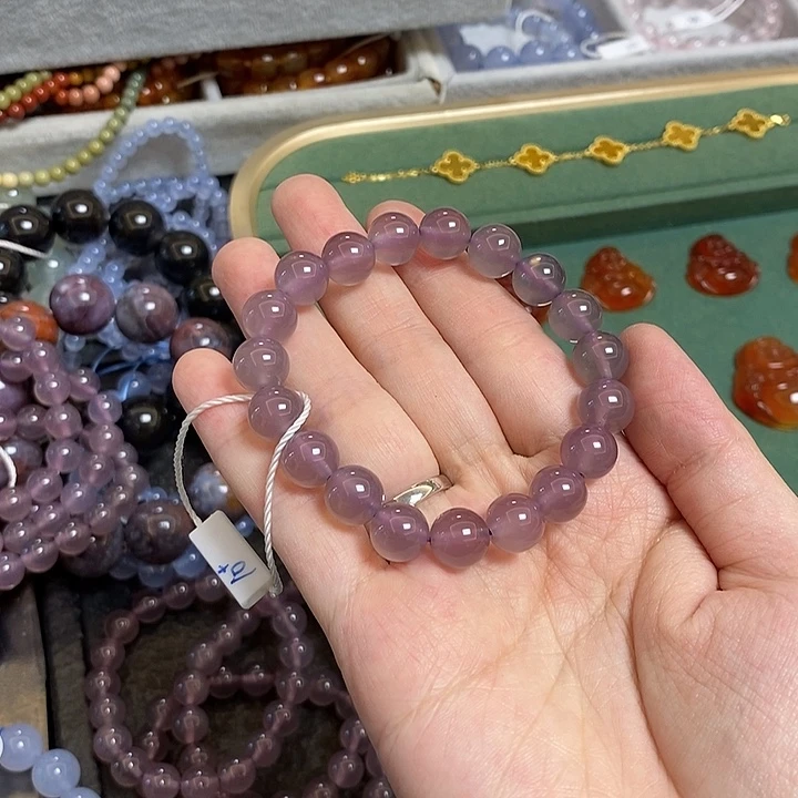 玛瑙/玉髓手串未镶嵌一***花