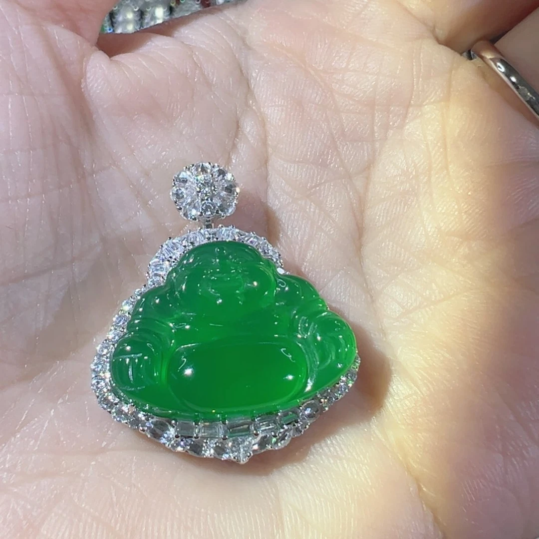 玛瑙/玉髓颈饰银S925镶嵌