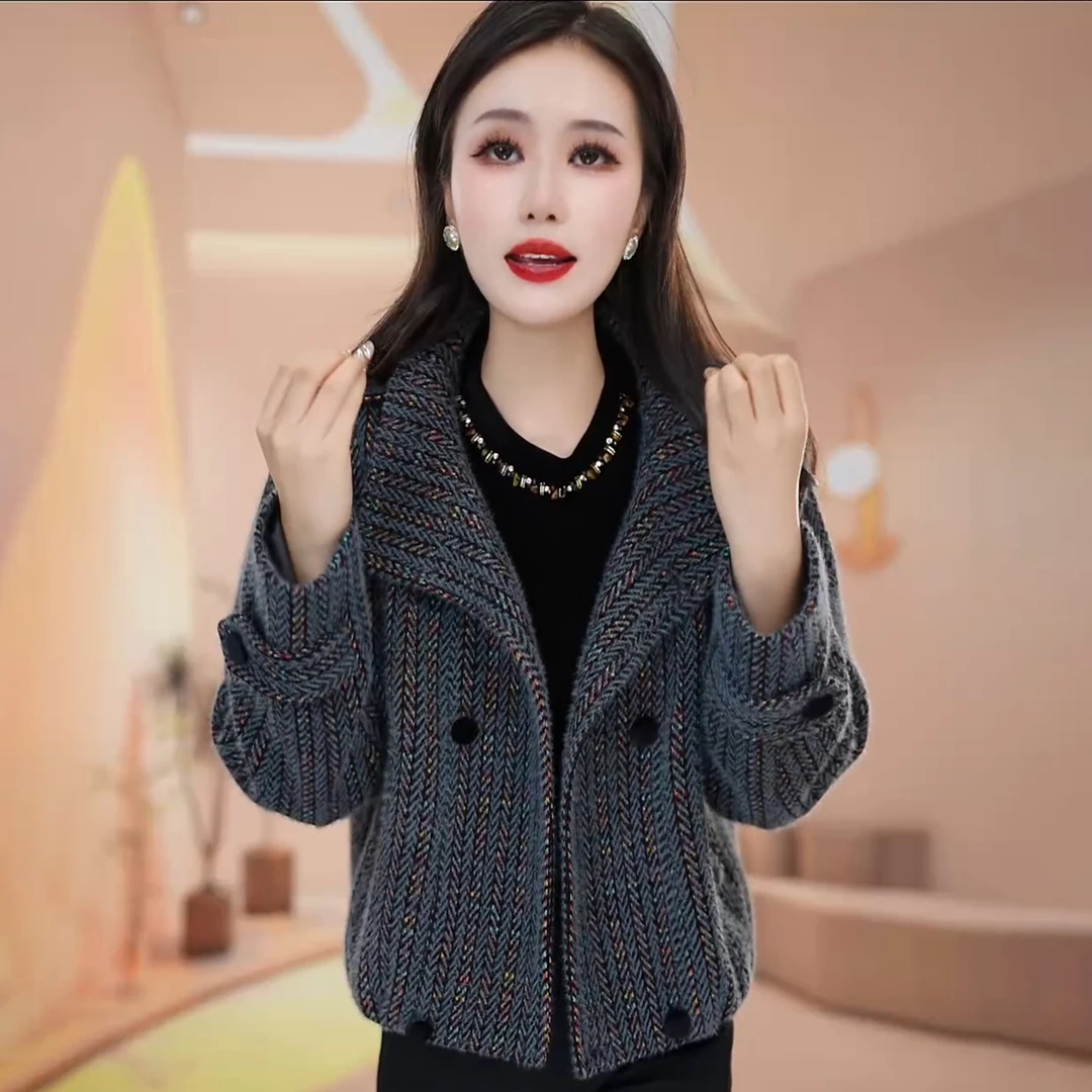 时尚短外套女秋季外套新款洋气宽松显瘦小众炸街高级感女装