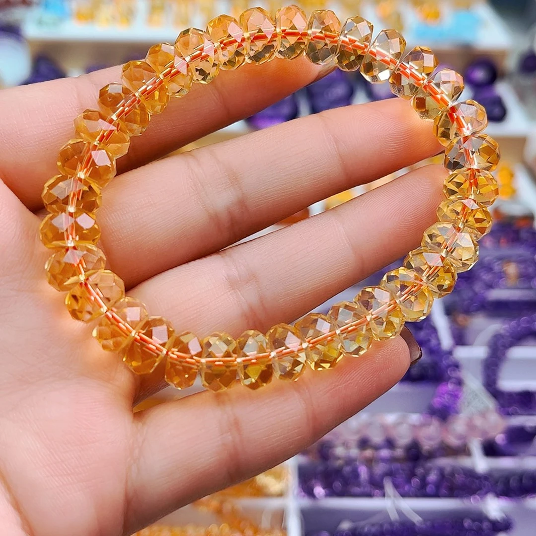 水晶未镶嵌手串天然保真