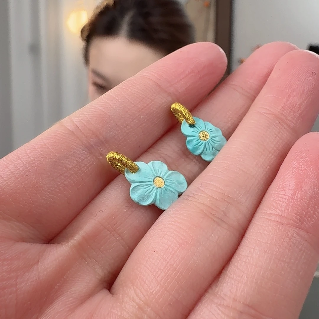 绿松石未镶嵌珠宝半成品