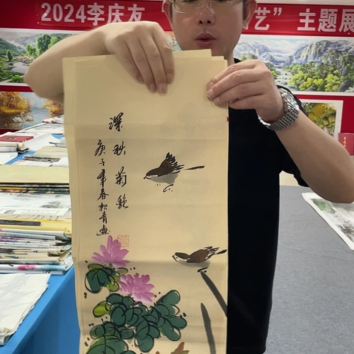 国画今天早上国画作品欣赏