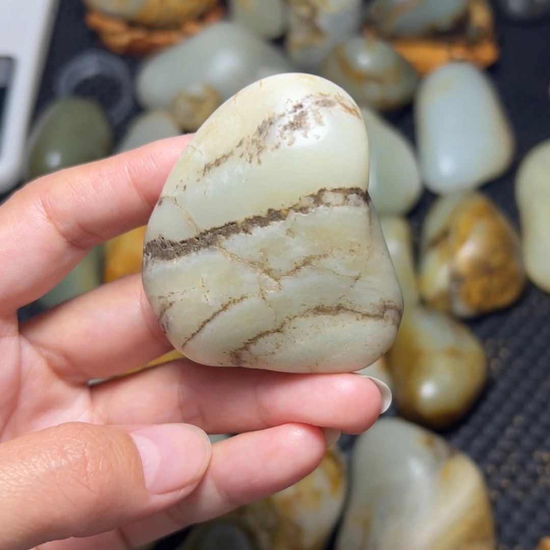 和田玉未镶嵌挂件39