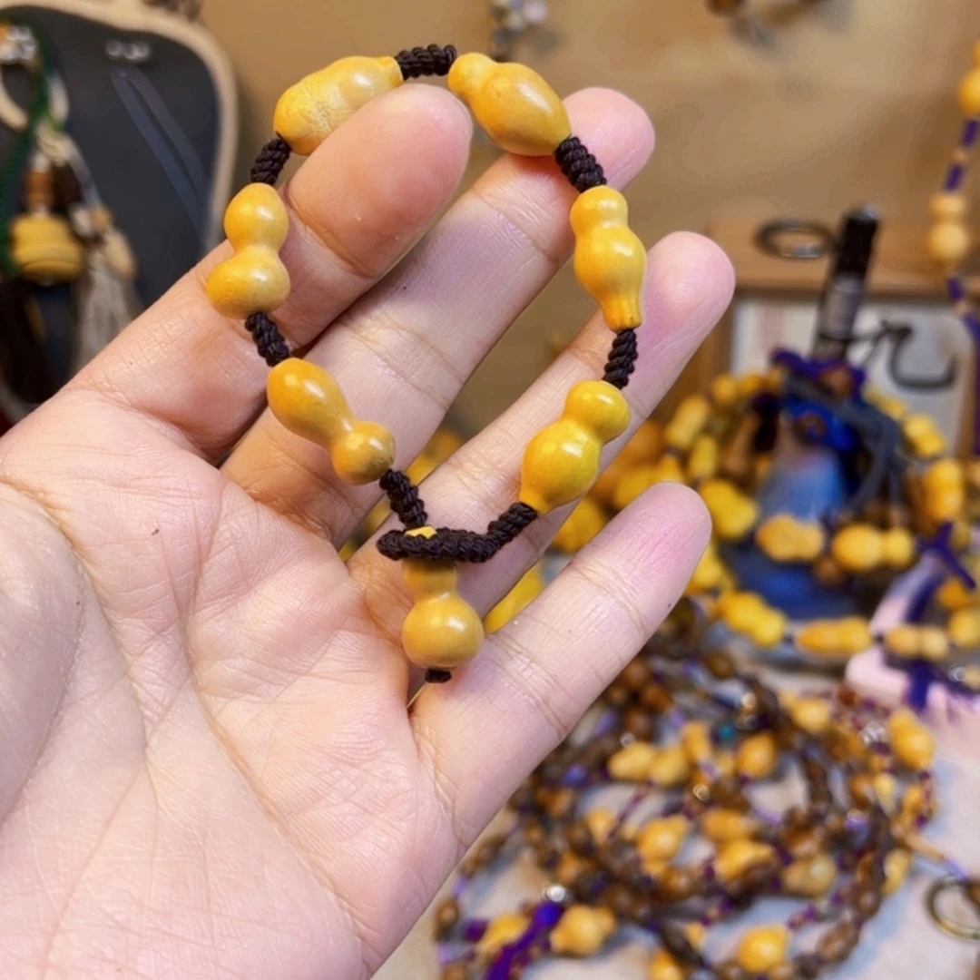 工***绘葫芦手串吊坠项链