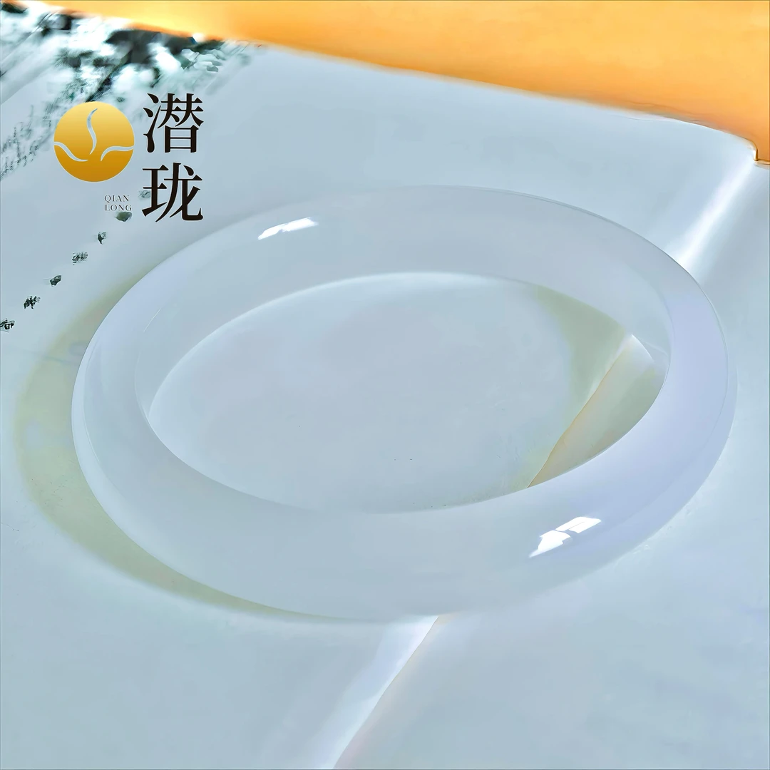 【潜珑】XY-15-050老装冰底特级天池雪莲手镯不带棉多样性拍一发一