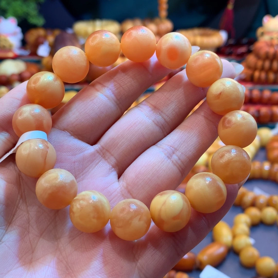 【闪购商品】蜜蜡手串未镶嵌冰*蜜蜡手串