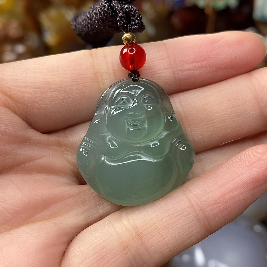 玛瑙/玉髓未镶嵌吊坠