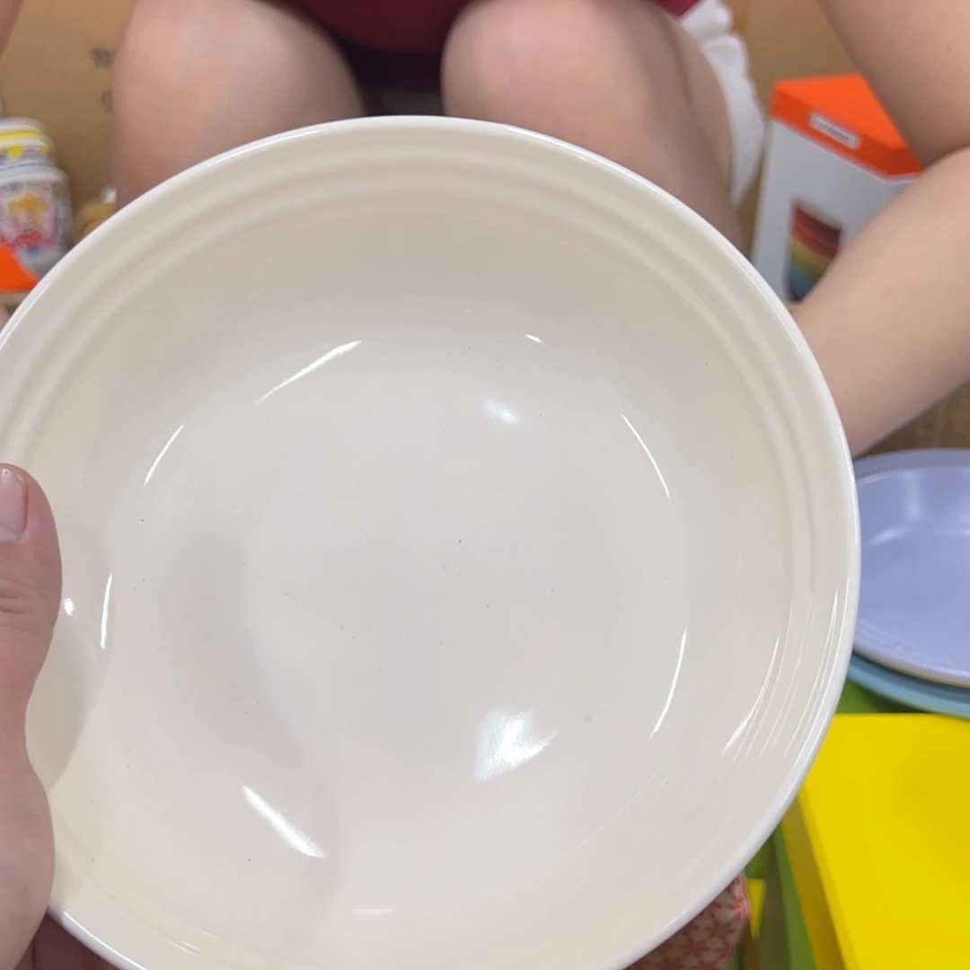 老姊妹家瓷器好漂亮米白燕麦