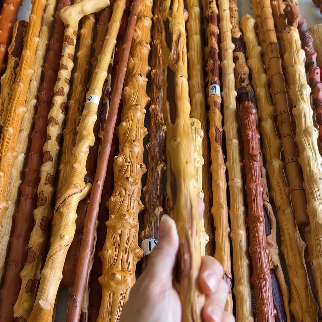 胖***哥木南对节疤棍拐杖