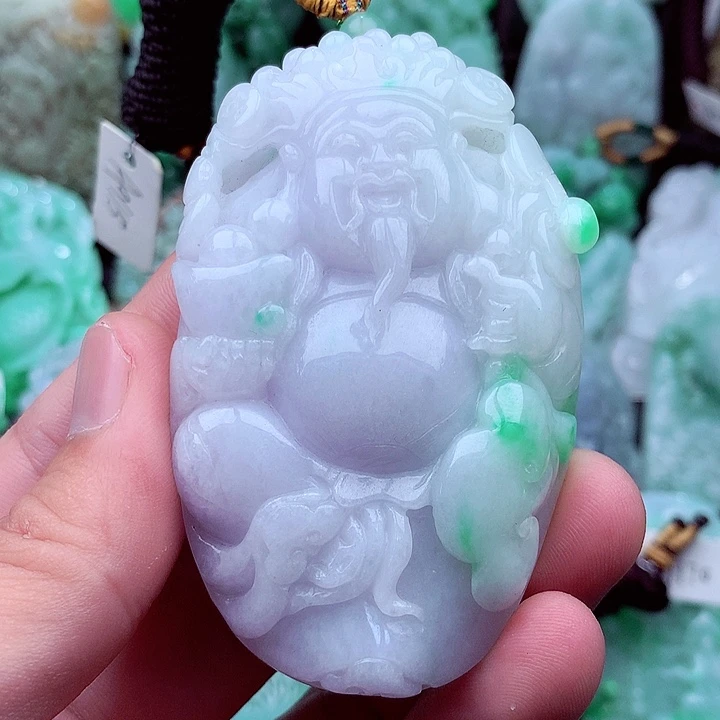 翡翠未镶嵌吊坠(不含链)爱*