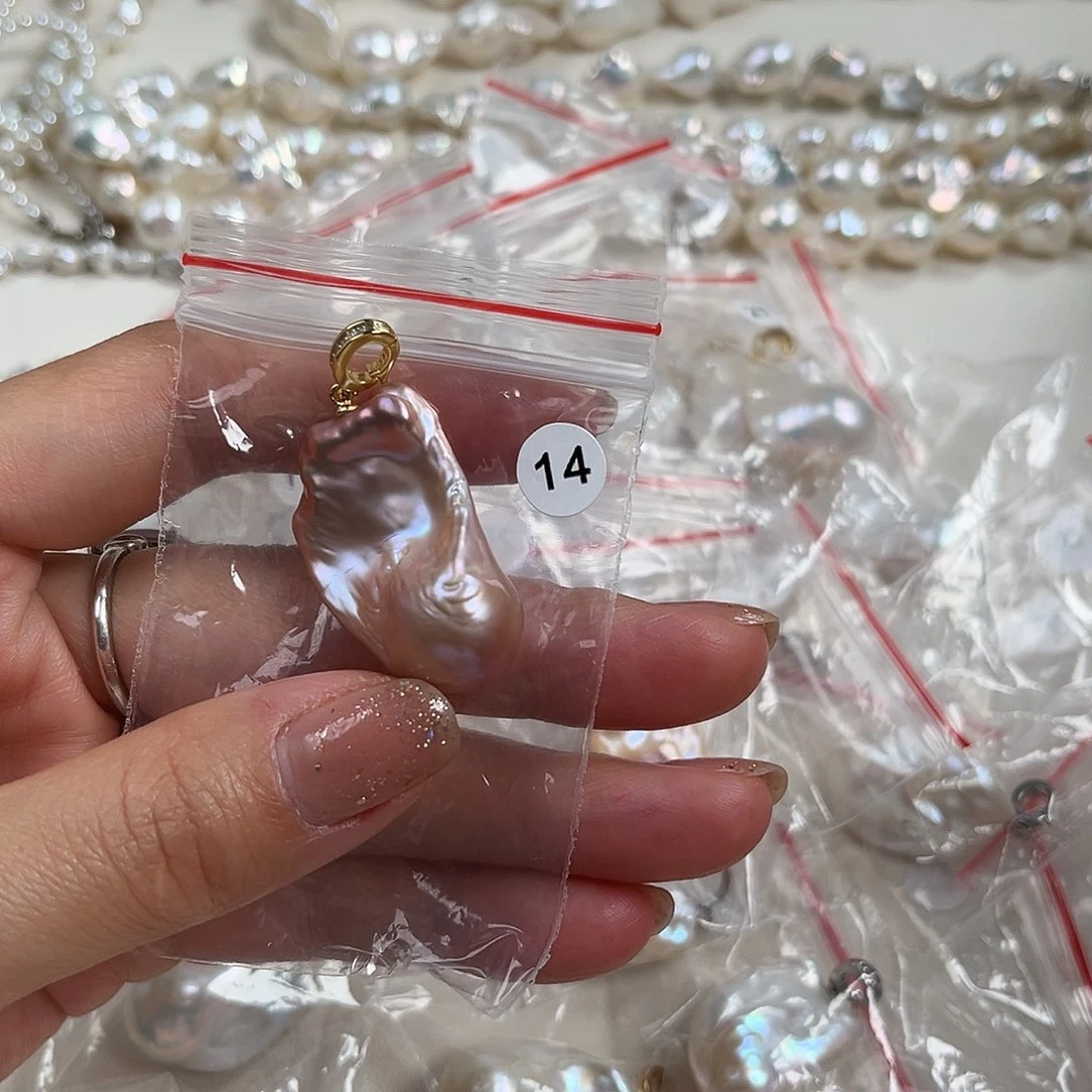 银S925镶嵌颈饰淡水珍珠