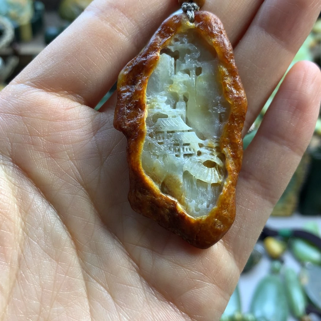 未镶嵌岫岩河磨玉（透闪石质玉）珠宝奇石新**往