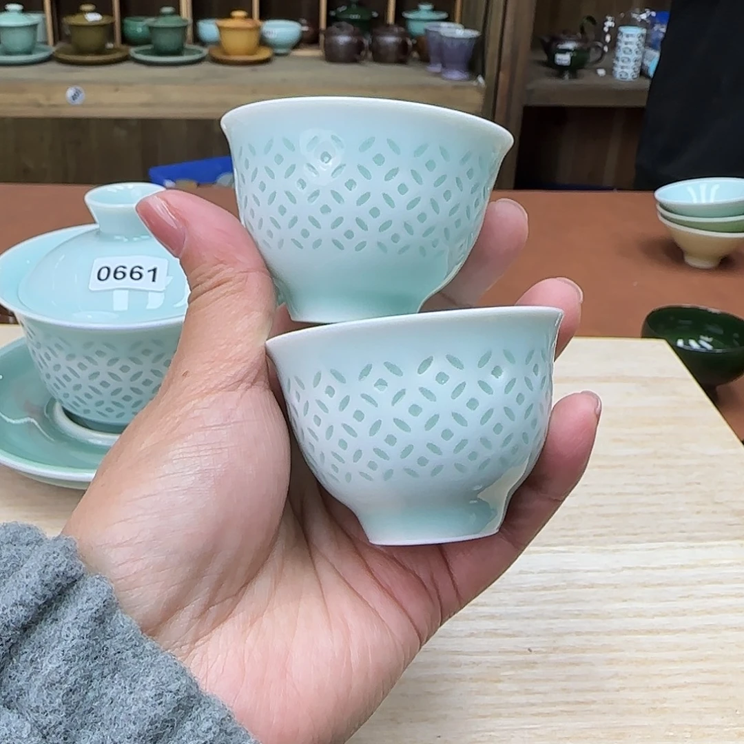龙泉敬悦青瓷品茗杯