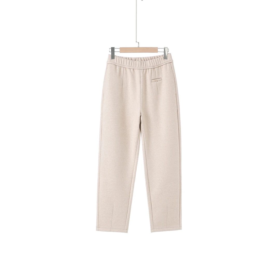 李子木先生新款松紧腰显瘦休闲老爹裤女裤86079