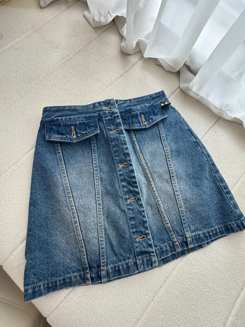 【庆哥推荐】a版型显瘦牛仔短裙GHB766-L84792