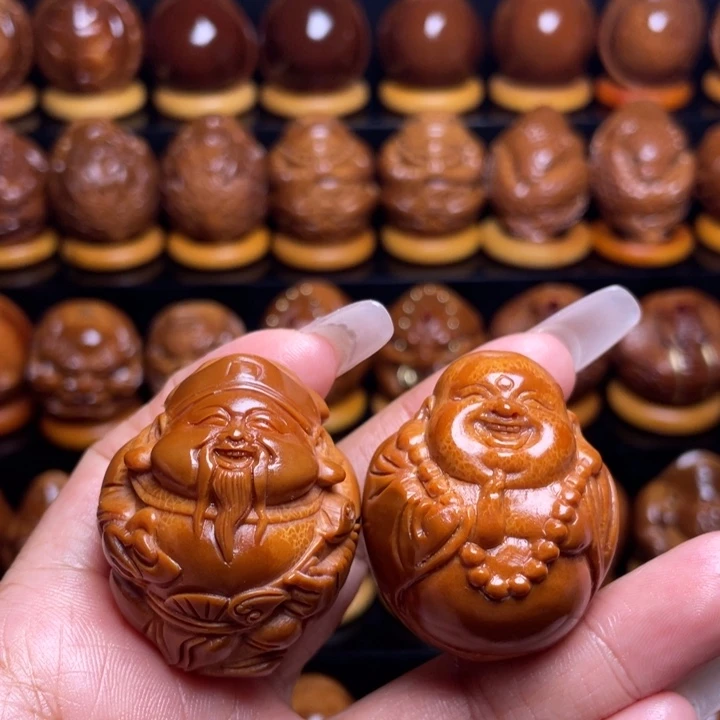 橄榄核把件俏****)橄榄雕刻