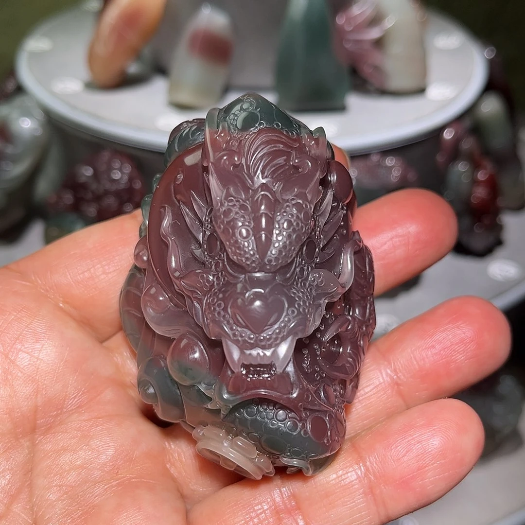 好***玛瑙/玉髓未镶嵌颈饰