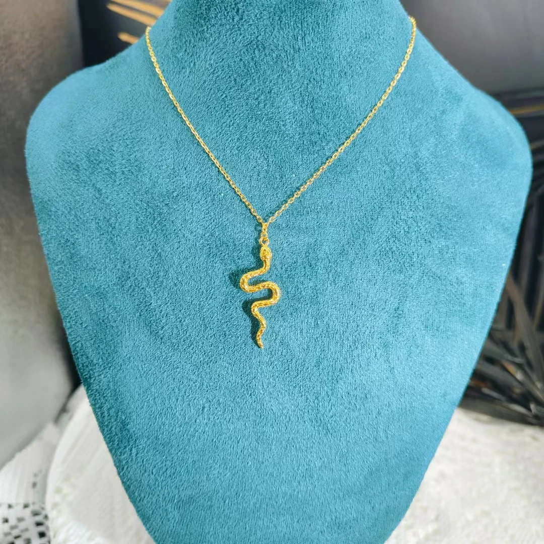 合金项链 镂空宽面时尚手镯手工气质轻奢百搭复古金色重工中古