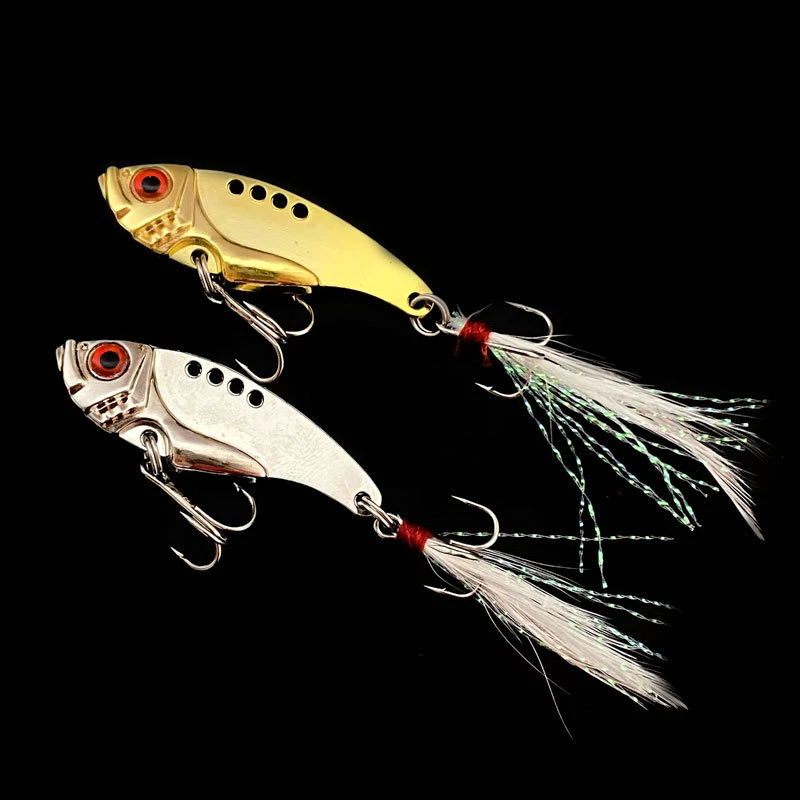 3g-15g套装硬饵路亚仿生鱼饵VIB锌合金电镀响尾蛇路亚饵批发