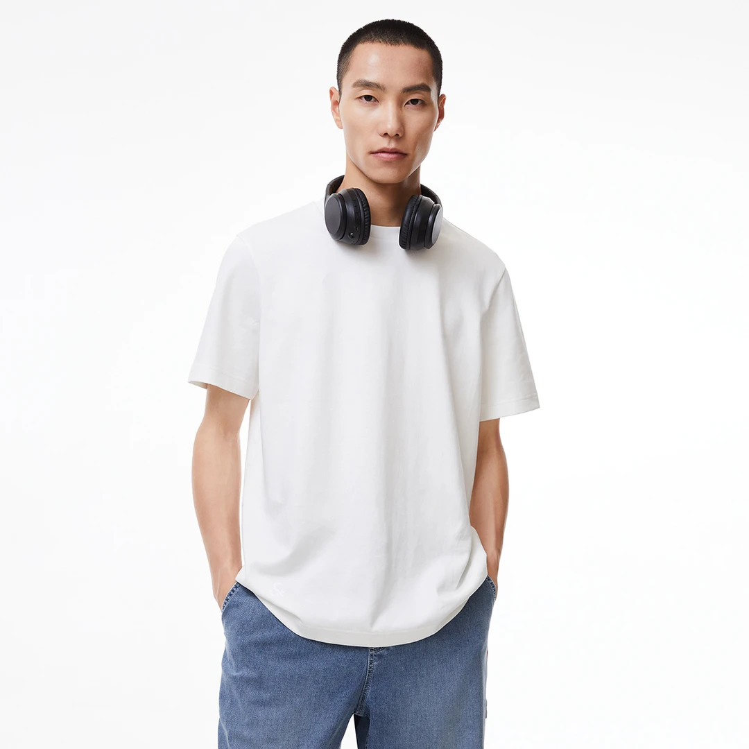 【商场同款】杰克琼斯男装夏季新款商务休闲纯色纯棉简约短袖T恤