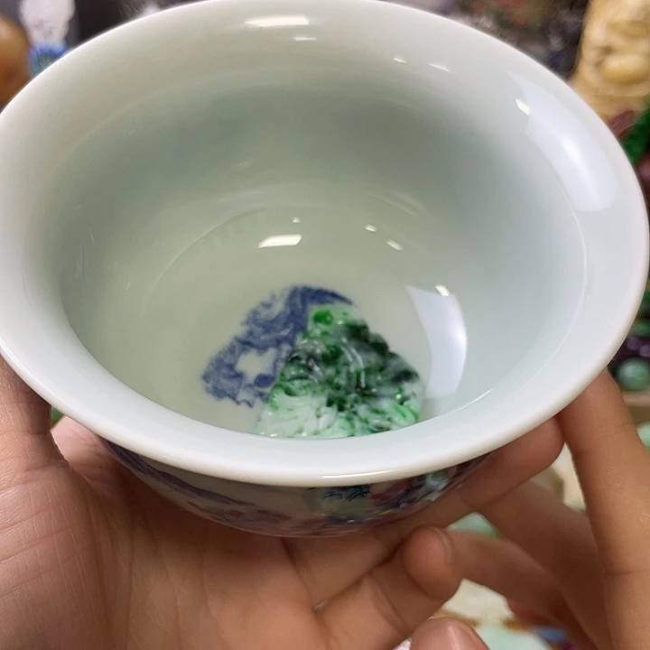 艾***头杯精美雕刻物件物件