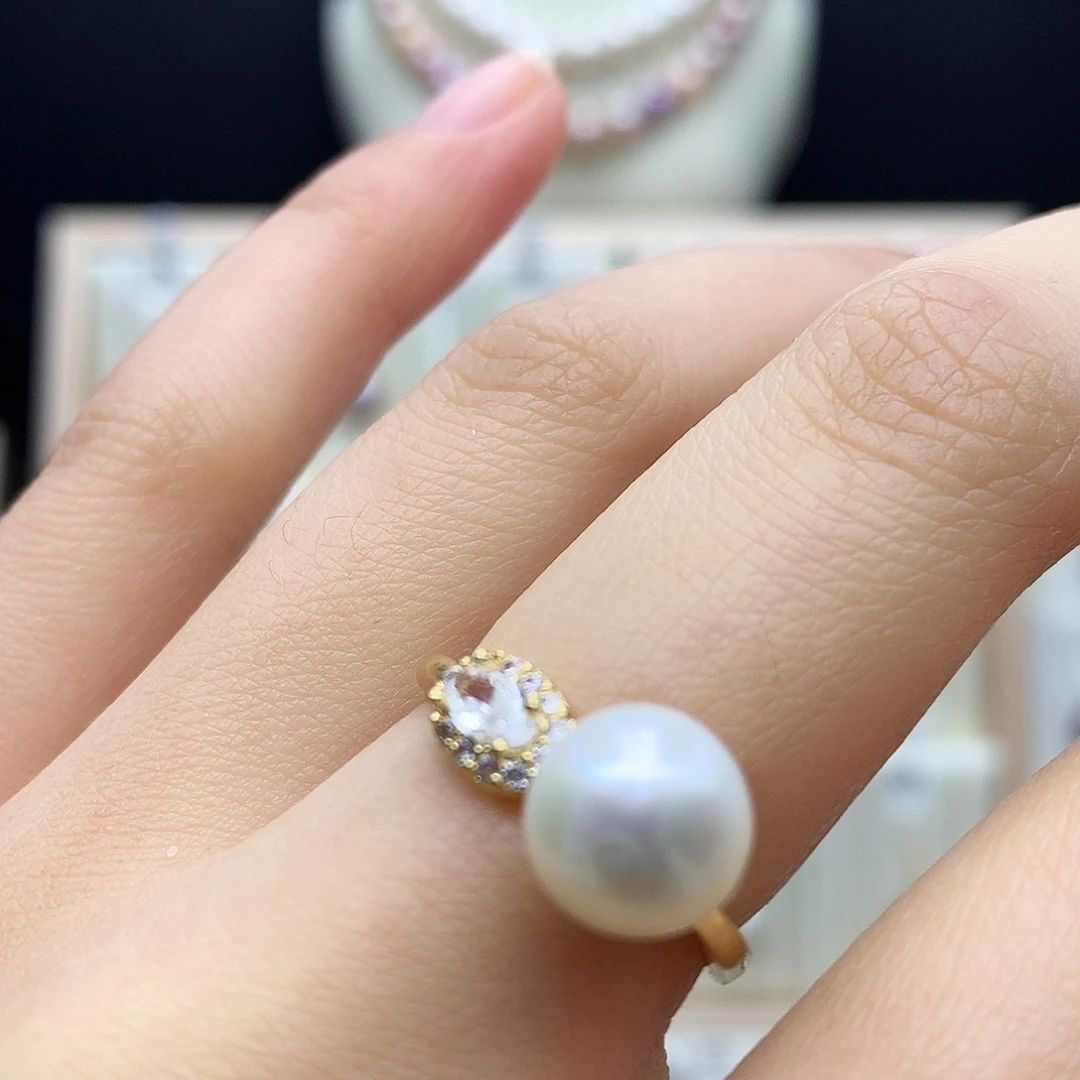 颈饰合金淡水珍珠