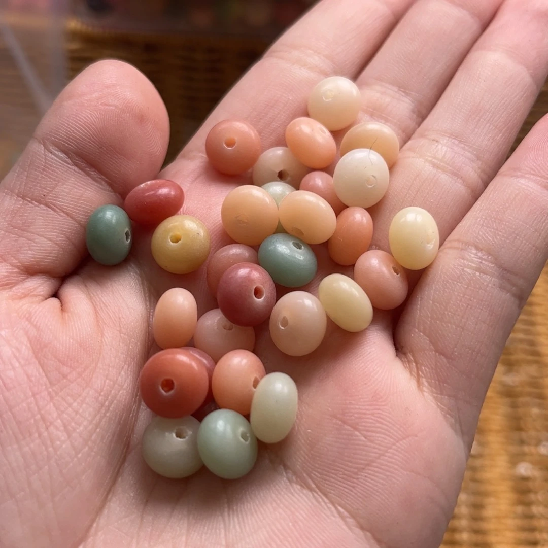 【闪购商品】白玉菩提吊坠z9 100+50多宝算盘瑕疵不售后