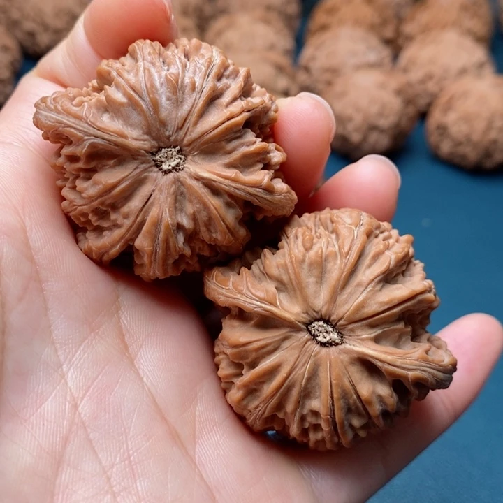 文玩核桃把件43磨盘球磨