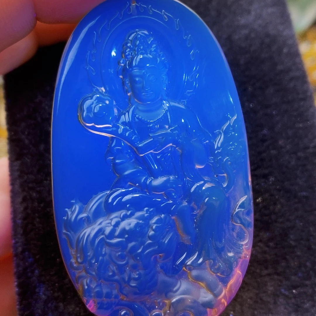 【闪购商品】蓝珀吊坠(不含链)未镶嵌