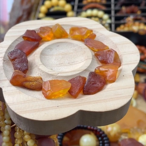 手链琥珀未镶嵌手串