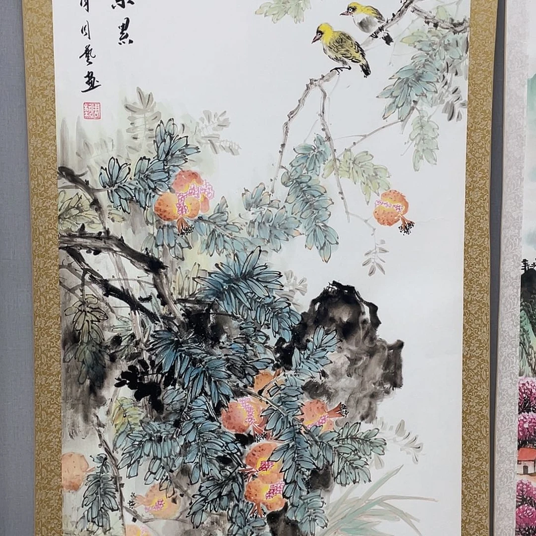 国画老师手笔手绘作品y