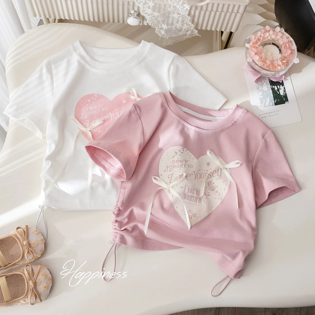 女童夏装衣服儿童T恤套装洋气短袖新款夏季女童女童夏装t恤上衣